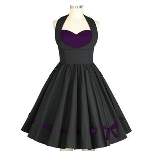 Plus Size Pin Up Clothing Pocket Dress Rockabilly